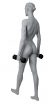 Манекен женский с гантелями CFF-3Y-KAYH-H-PANTONE COOL GRAY 8C рис. 4