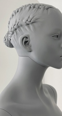 Манекен женский с гантелями CFF-3Y-KAYH-H-PANTONE COOL GRAY 8C рис. 1
