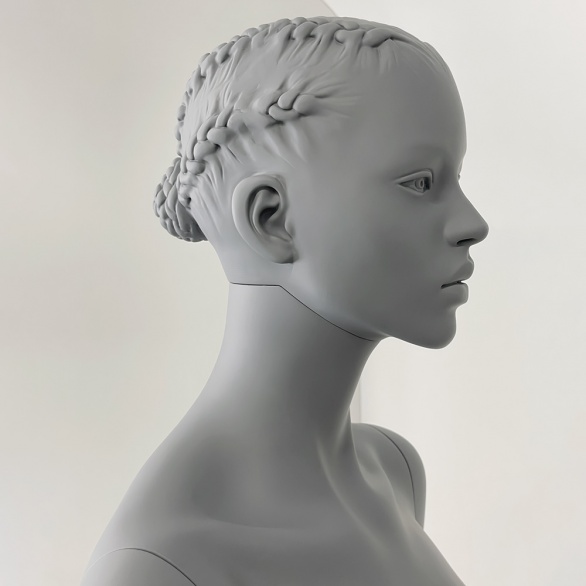 Манекен женский с гантелями CFF-3Y-KAYH-H-PANTONE COOL GRAY 8C рис. 10