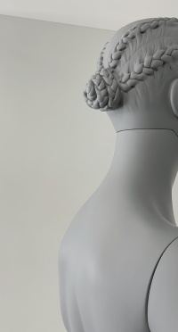 Манекен женский с гантелями CFF-3Y-KAYH-H-PANTONE COOL GRAY 8C рис. 1