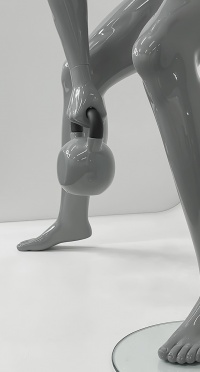 Манекен мужской CFM-7-JED-PANTONE COOL GRAY 8C GLOSSY рис. 1
