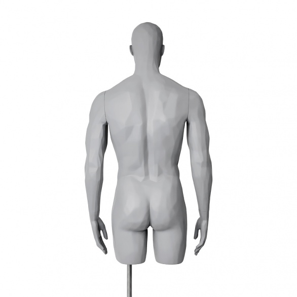 Торс мужской с подставкой FTTM-1-FTM-1-PANTONE COOL GRAY 8C рис. 4