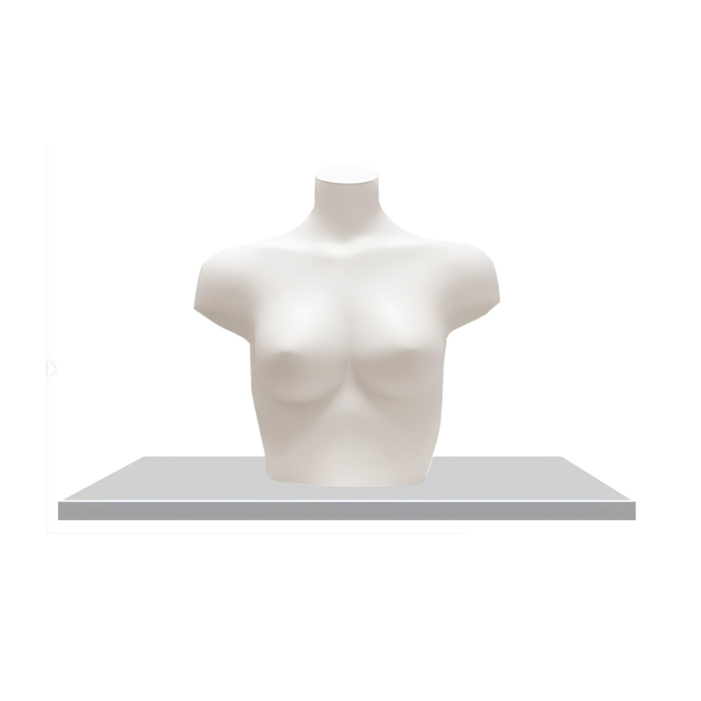 Бюст женский цвет слоновая кость Female bust-3-beige-421a