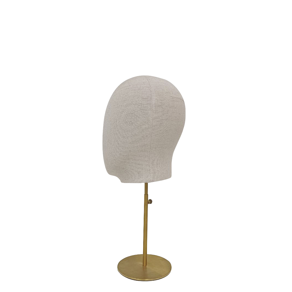 Голова мужская Male head 1-N14/ROUND brushed golden ST9026