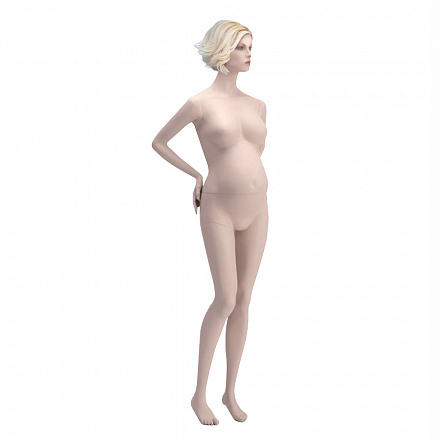 Женский манекен беременный под парик MTF-1GM/ANITA/BALD HEAD WITH MAKE UP/CCM