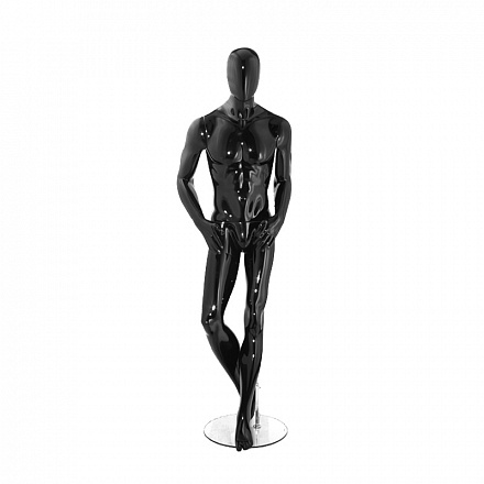Мужской манекен B-14 Glossy Black