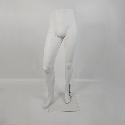 Ноги мужские (выставочный образец MALE LEGS-MATT 9010 RAL WITH SQUARE METAL BASE)