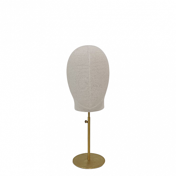 Голова мужская Male head 1-N14/ROUND brushed golden ST9026