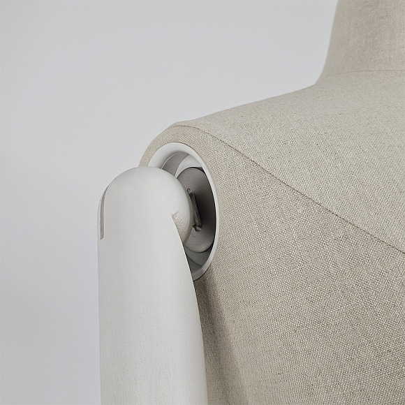 Торс женский с головой и руками TBF-03-RING-T-D015/lotus gray