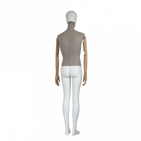 Мужской манекен MTIM-1-T-ELIAS-9010 NO GRAIN/TORSO FABRIC D015/ARM+HAND