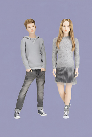 Детские натуральные манекены GENERATION Z
