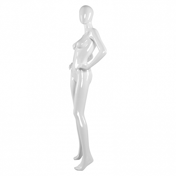 Манекен женский FSF-09-OVAL-glossy 9010
