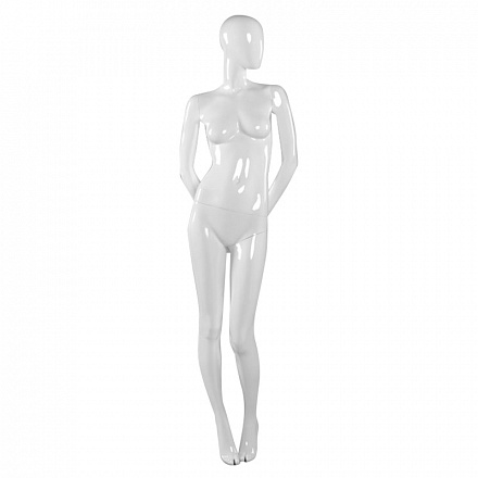 Манекен женский FSF-08-OVAL-GLOSSY 9010
