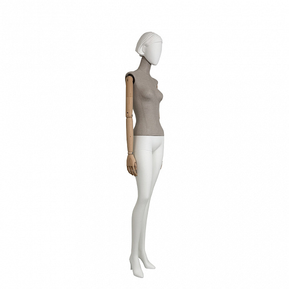Женский манекен MTIF-2-T-MIA-9010 NO GRAIN/TORSO FABRIC D015/ARM+HAND
