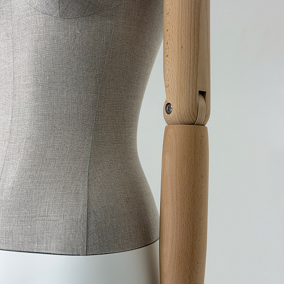 Женский манекен MTIF-1-T-CARA-9010 NO GRAIN/TORSO FABRIC D015/ARM+HAND