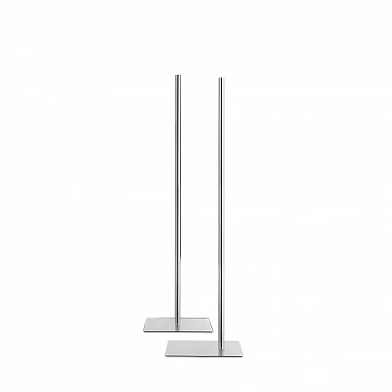 Подставка 1250 мм SQUARE-L-OFF CENTRE-brushed