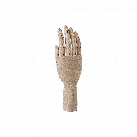 Рука мужская деревянная шарнирная wooden hand male (right)-1