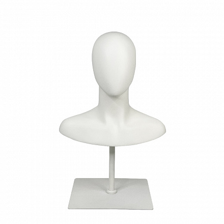 Голова Мужская с плечами на подставке Male head-4-OVAL