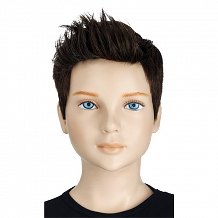 Парик для мальчика 6 лет agkb-03-wig-4374 dark brown