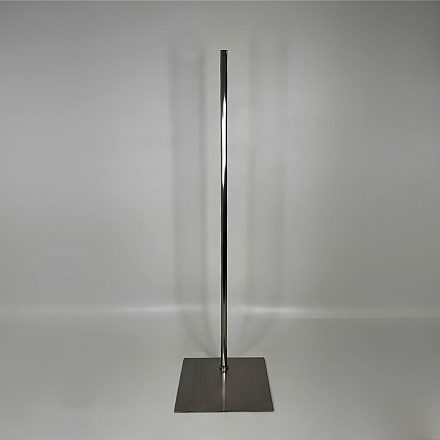 Подставка Metal base SQUARE off centre - brushed satin chrome