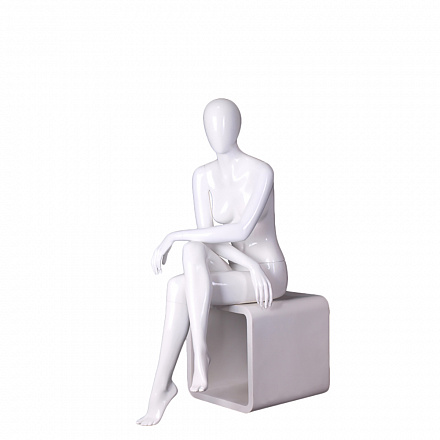 Манекен женский Sasha-2 glossy white