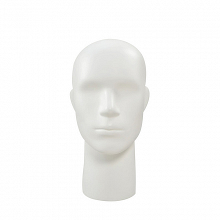 Голова Male head-3-matt 9010 Ral