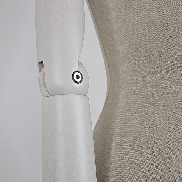 Торс женский с головой и руками TBF-03-RING-T-D015/lotus gray