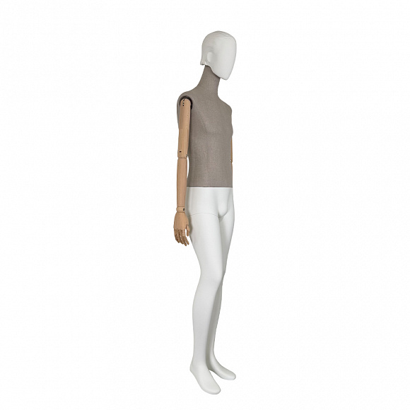 Мужской манекен MTIM-2-T-NOAH-9010 NO GRAIN/TORSO FABRIC D015/ARM+HAND