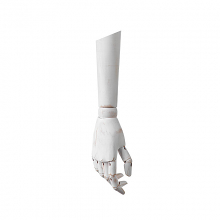 Пара мужских деревянных рук WOODEN ARM-M-WD-WHITEWASHED