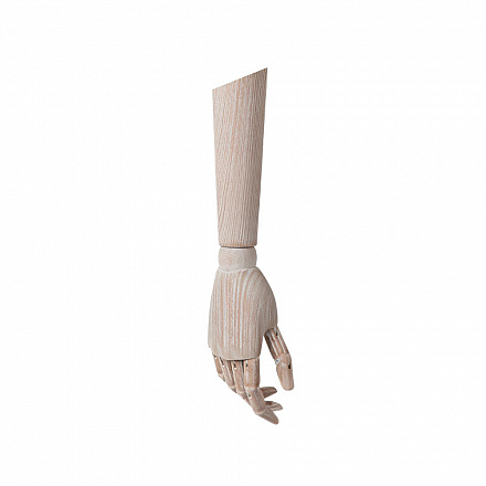 Пара мужских деревянных рук WOODEN-ARM-M-WD-DISTRESSED-WHITE-L