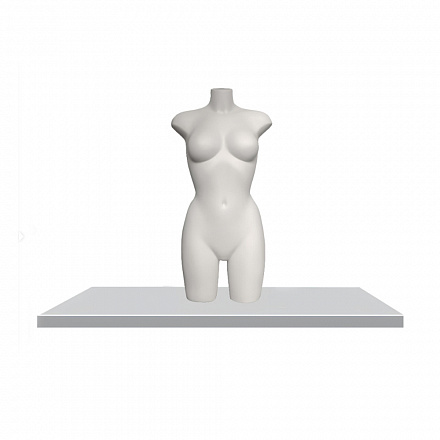 Торс женский белый FEMALE TORSO-3MATT 9010RAL