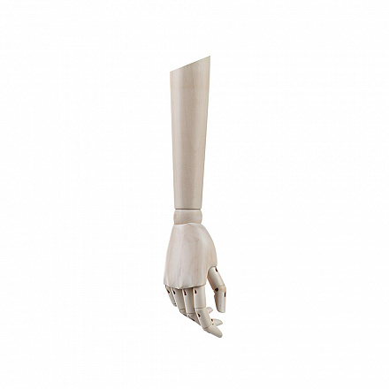 Пара мужских деревянных рук WOODEN ARM-M-WD-LOTUS_GRAY