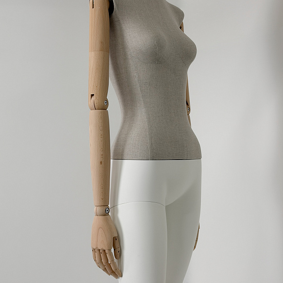 Женский манекен MTIF-2-T-MIA-9010 NO GRAIN/TORSO FABRIC D015/ARM+HAND