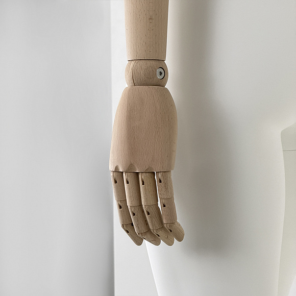 Мужской манекен MTIM-2-T-NOAH-9010 NO GRAIN/TORSO FABRIC D015/ARM+HAND