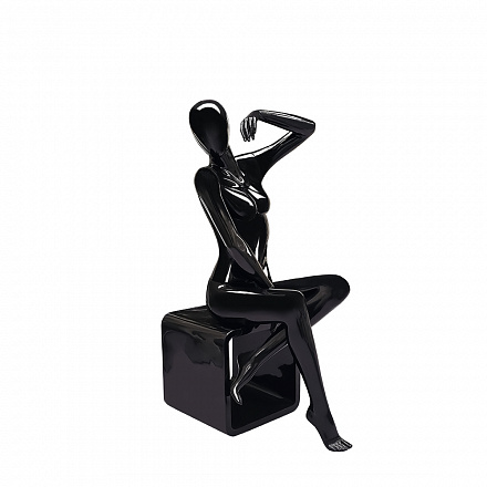 Манекен женский LNG-08-glossy black