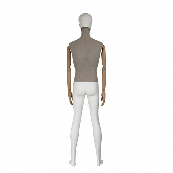 Мужской манекен MTIM-3-T-ELIAS-9010 NO GRAIN/TORSO FABRIC D015/ARM+HAND