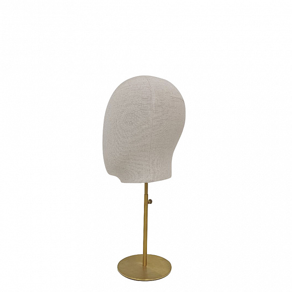 Голова мужская Male head 1-N14/ROUND brushed golden ST9026