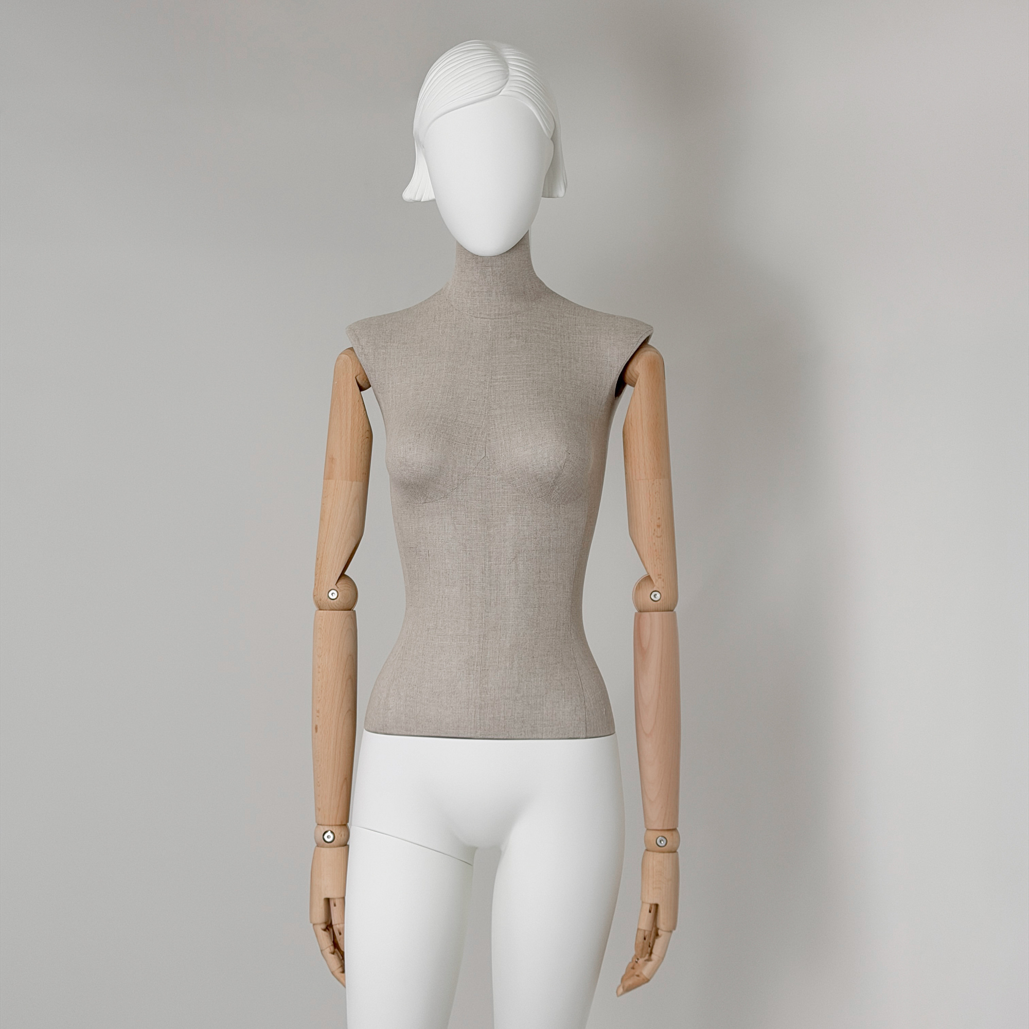 Женский манекен MTIF-2-T-MIA-9010 NO GRAIN/TORSO FABRIC D015/ARM+HAND