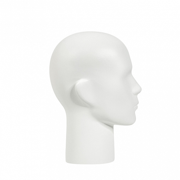 Голова Male head-3-matt 9010 Ral