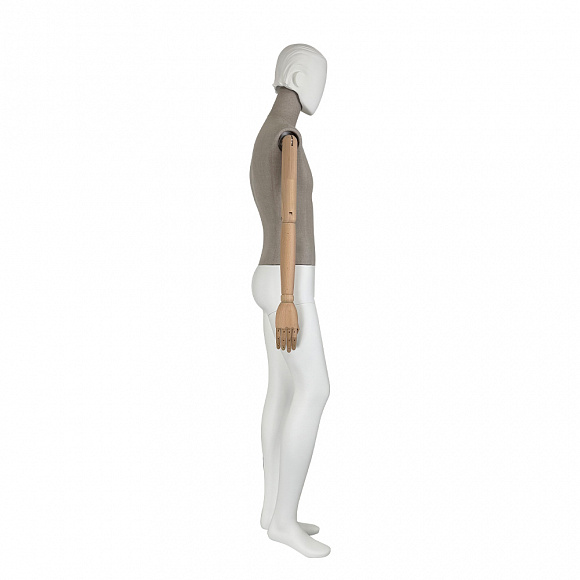 Мужской манекен MTIM-2-T-NOAH-9010 NO GRAIN/TORSO FABRIC D015/ARM+HAND