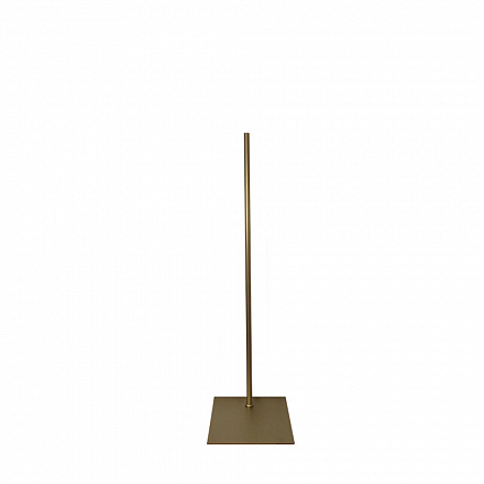 Подставка Metal base "SQUARE off centre"- brushed antique brass (1250 мм)
